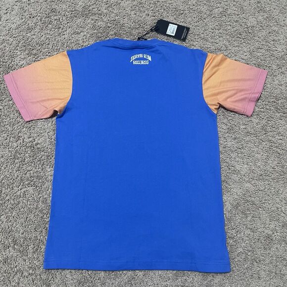 Dr. Bombay Shirt Mens Small BlueDeath Row Records Embroidered Band Tee Snoop Dog - Picture 6 of 10